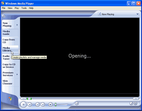 Windows media player there are no items in your music library free